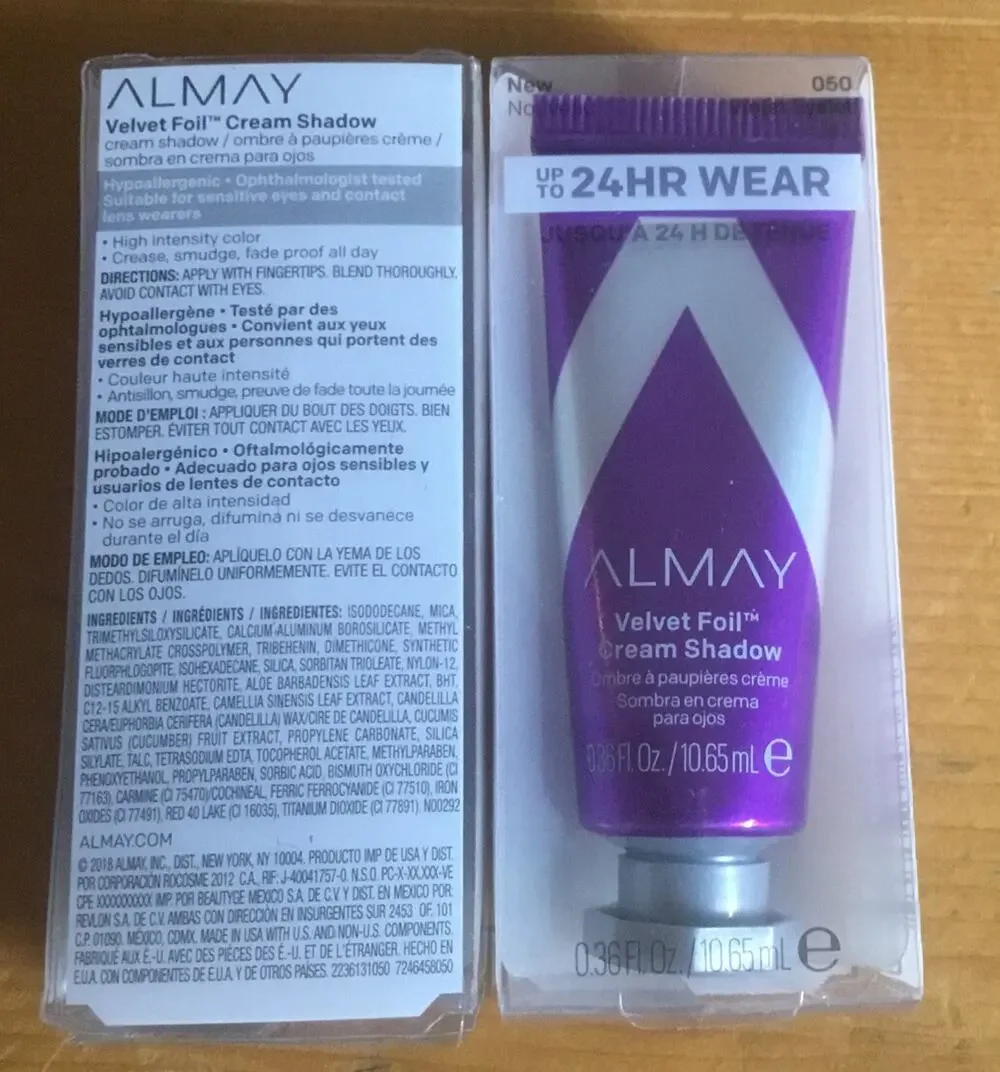 Almay Velvet Foil Cream Shadow, Violet Eyelet, 0.36 fl. oz